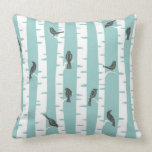 Pattern with birds and trees cushion<br><div class="desc">seamless vector pattern with birds and trees  © and ® Bigstock® - All Rights Reserved.</div>