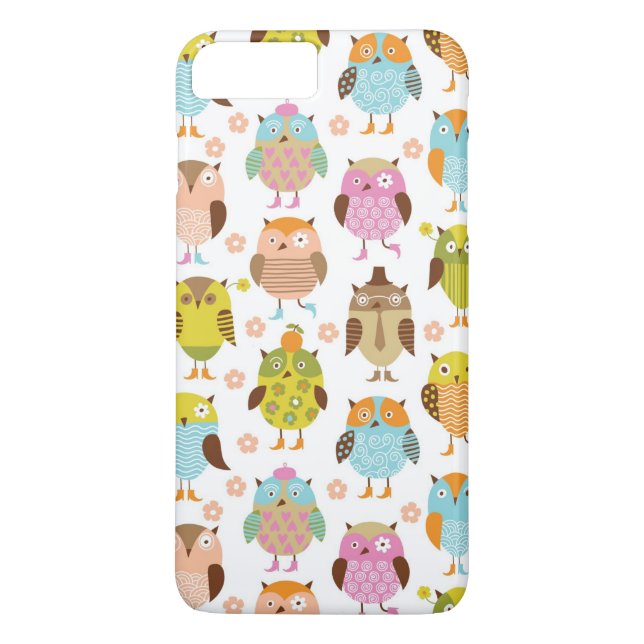 pattern with birds Case-Mate iPhone case (Back)