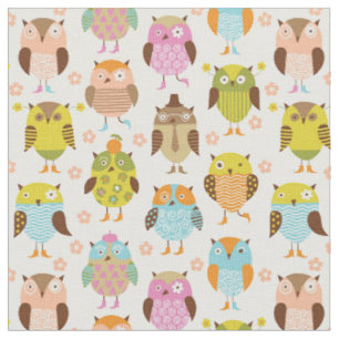 pattern with birds fabric