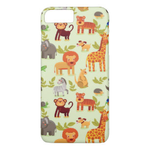 Pattern With Cartoon Animals Case-Mate iPhone Case