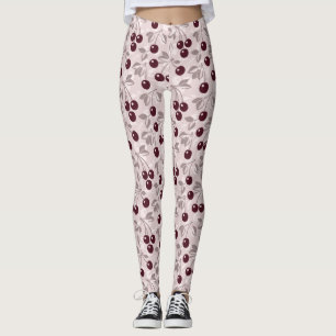 Pattern with Cherries 2 Leggings