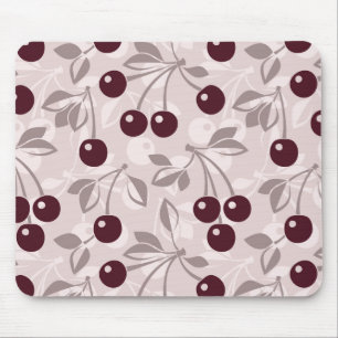 Pattern with Cherries 2 Mouse Pad