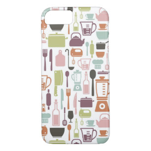 Pattern with colourful cooking icons Case-Mate iPhone case
