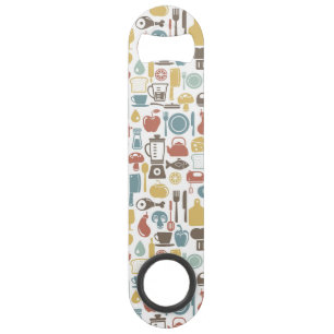 Pattern with cooking icons