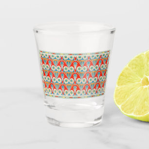 Pattern with cow heads - Ancient Egypt Art Shot Glass
