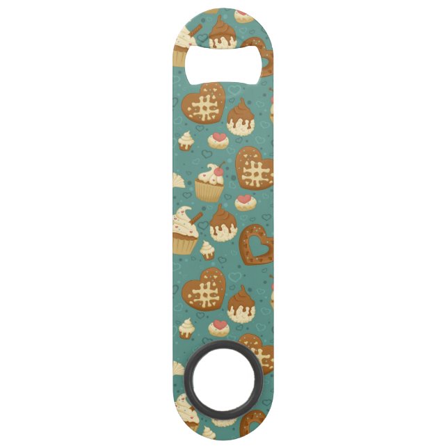 Pattern with cupcakes and candies (Front)