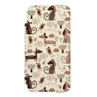 pattern with cute dogs