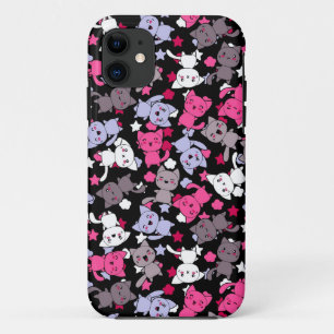 pattern with cute kawaii doodle cats 3 Case-Mate iPhone case