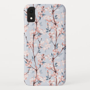 Pattern with delicate spring sakura flowers Case-Mate iPhone case