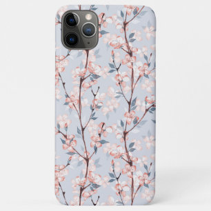 Pattern with delicate spring sakura flowers Case-Mate iPhone case