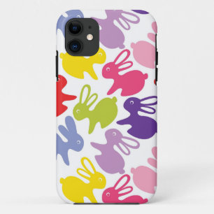 pattern with Easter rabbits Case-Mate iPhone Case