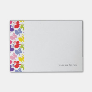 pattern with Easter rabbits Post-it Notes