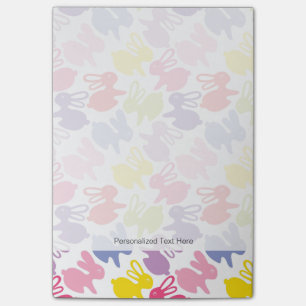 pattern with Easter rabbits Post-it Notes