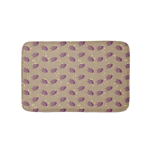 pattern with fish 2 bath mat (Front)