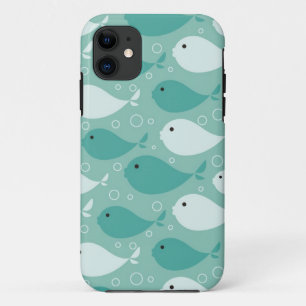 pattern with fish Case-Mate iPhone case