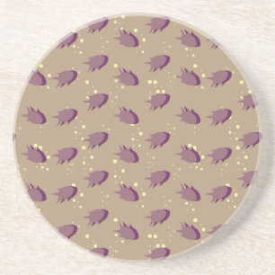 pattern with fish coaster