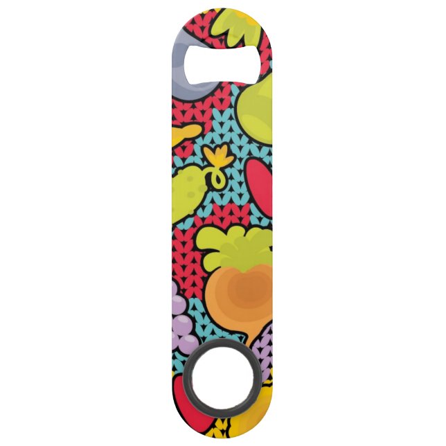 Pattern with fruits and vegetables (Front)