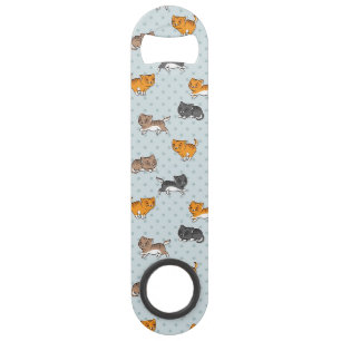pattern with funny cats