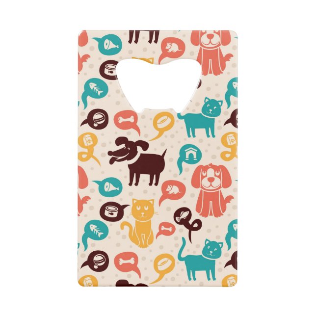 Pattern With Funny Cats And Dogs (Front)