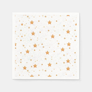 pattern with golden stars  napkin