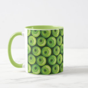 Pattern with Green Apples Mug