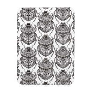 Pattern With Hand Doodle Magnet