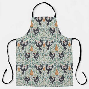 Pattern with Ivory-billed woodpeckers Apron
