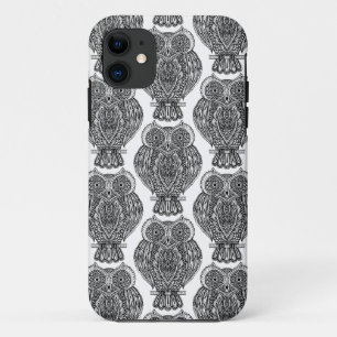 Pattern With Owls Doodle Case-Mate iPhone Case