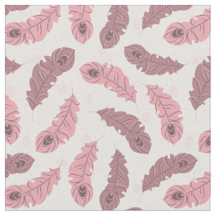 pattern with peacock feathers fabric