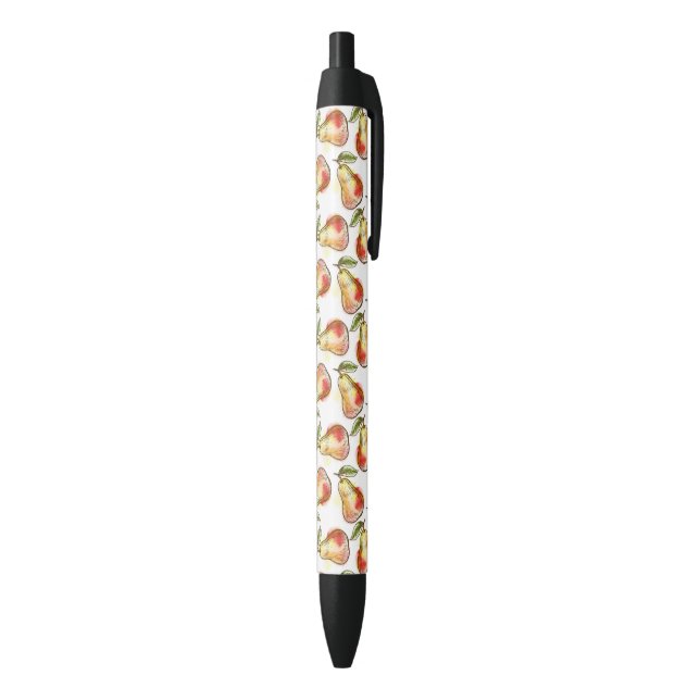 Pattern with pear black ink pen (Bottom (Vertical))