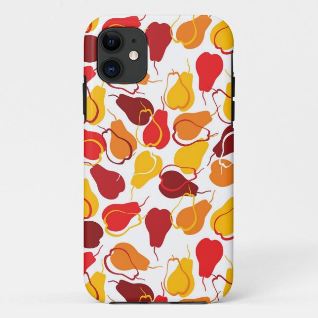 Pattern with pears Case-Mate iPhone case (Back)