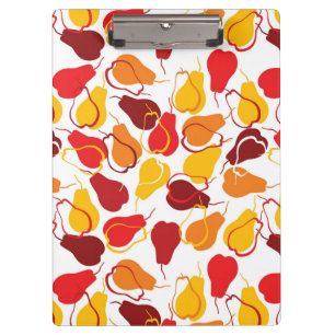 Pattern with pears clipboard