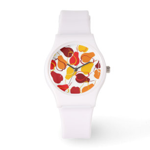 Pattern with pears watch