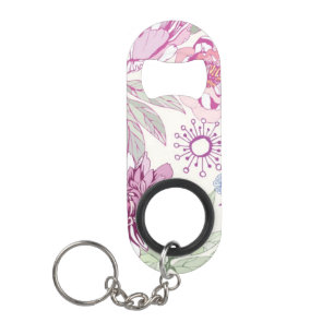 Pattern with pink flowers