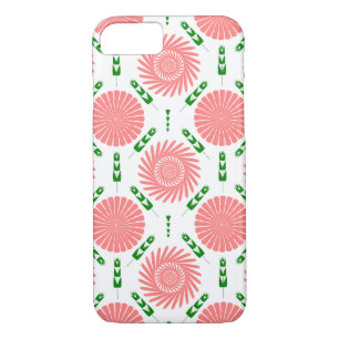pattern with pink flowers Case-Mate iPhone case