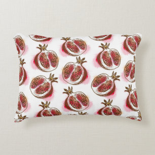 Pattern with pomegranate decorative cushion