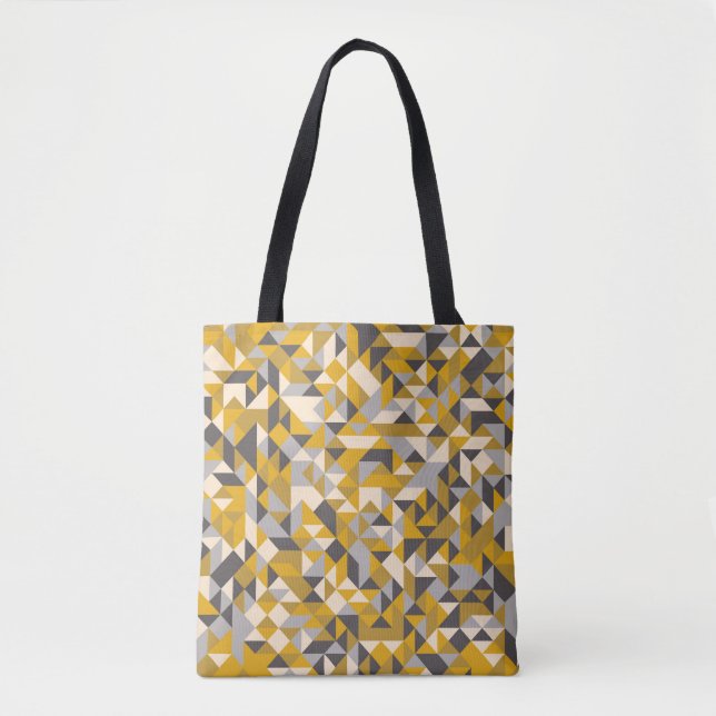 Pattern with random coloured Diamonds Generative A Tote Bag (Front)