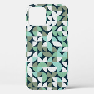 Pattern with random coloured triangles Generative iPhone 12 Case