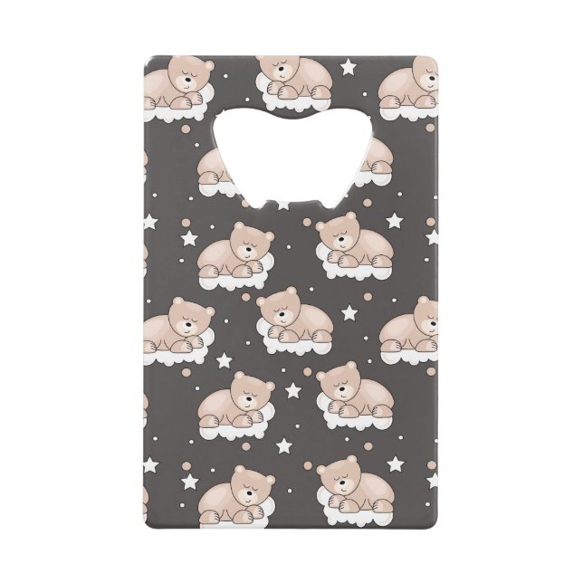 pattern with small bear sleeping (Front)