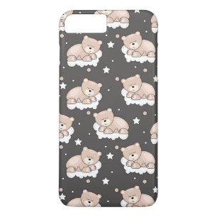pattern with small bear sleeping Case-Mate iPhone case