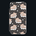 pattern with small bear sleeping incipio watson™ iPhone 5 wallet case<br><div class="desc">Seamless pattern with small bear sleeping on cloud  © and ® Bigstock® - All Rights Reserved.</div>