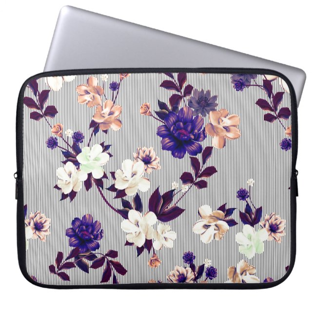 Pattern with spring flowers Pattern with spring fl Laptop Sleeve (Front)