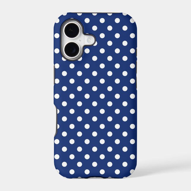 Pattern with white polka dots (Back)