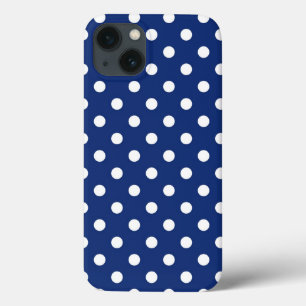 Pattern with white polka dots 2 iPhone 13 case