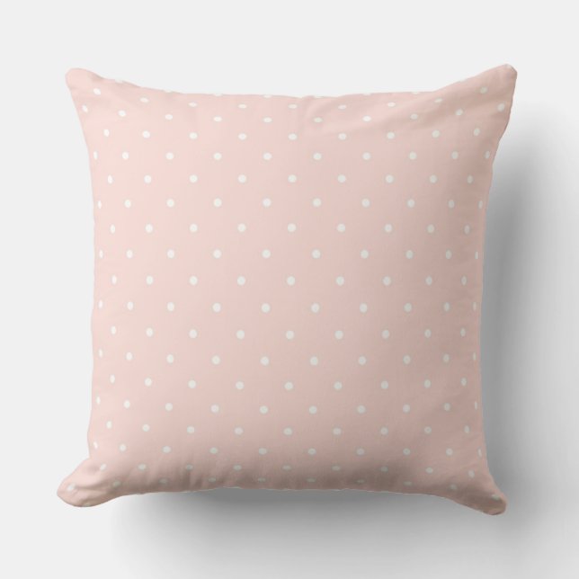 Pattern with white polka dots cushion (Front)