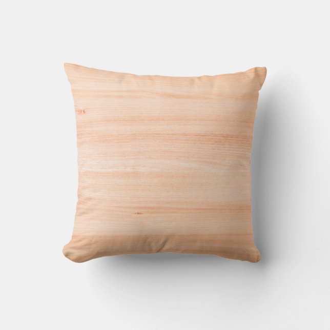 Pattern wood retro wooden surface cushion (Front)