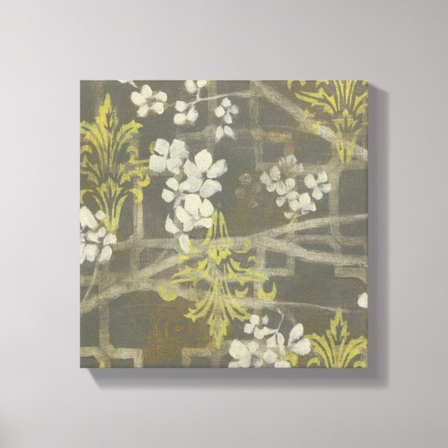 Patterned Blossom Branch I Canvas Print (Front)