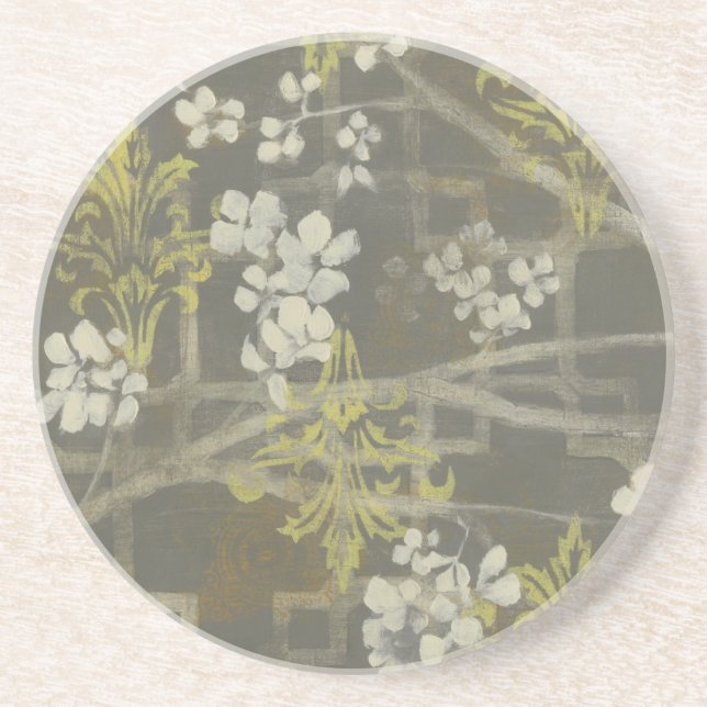 Patterned Blossom Branch I Coaster (Front)