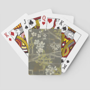 Patterned Blossom Branch I Playing Cards