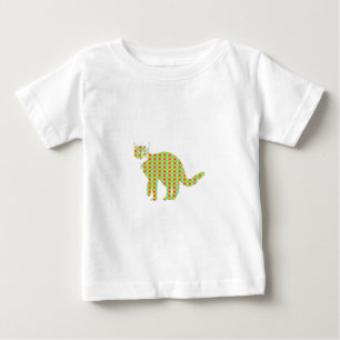 Patterned Cat Baby T-Shirt